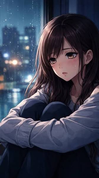 Alone Girl Cartoon DP