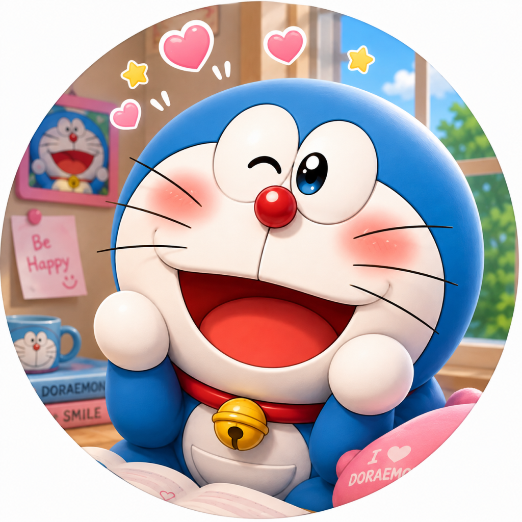 Cute Doraemon DP Cartoon