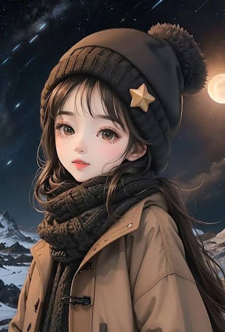 Confident Girl Cartoon Dp
