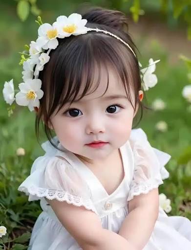 Cute Baby Girl DP with Beautiful Backgrounds