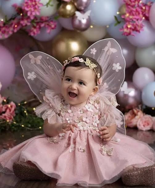 Cute Baby Girl DP with Beautiful Backgrounds