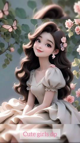 Cute DP For Girls Cute Cartoon DP For Girls