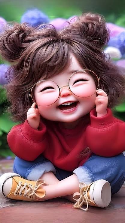 Cute Cartoon Girl DP
