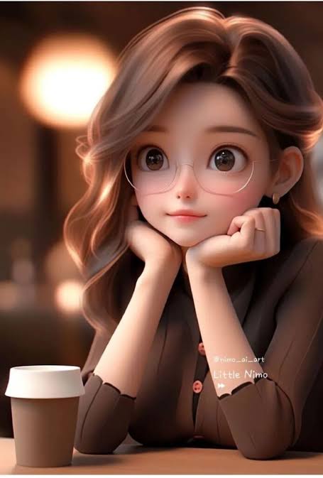 Cute Cartoon Girl DP
