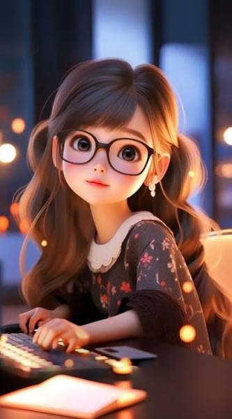 Cute Girl DP: Cute Cartoon and Creative DP Ideas
