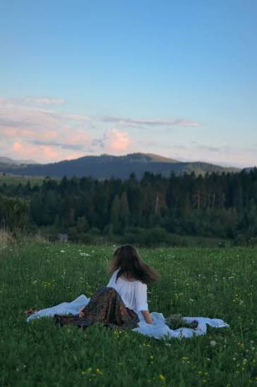Cute DP For Girls Cute Nature Background Girl DP