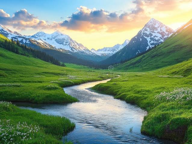 Peaceful Mountain Nature DP
