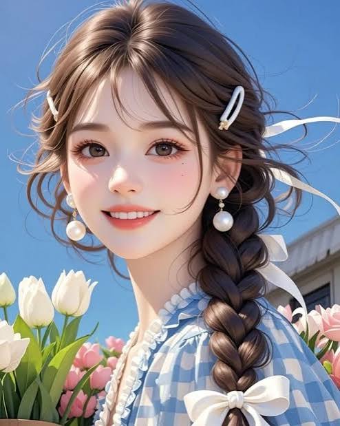 Soft and Aesthetic Cartoon DP